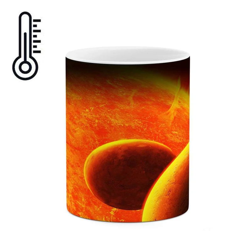 ماگ حرارتی کاکتی مدل کهکشان کد mgh14312