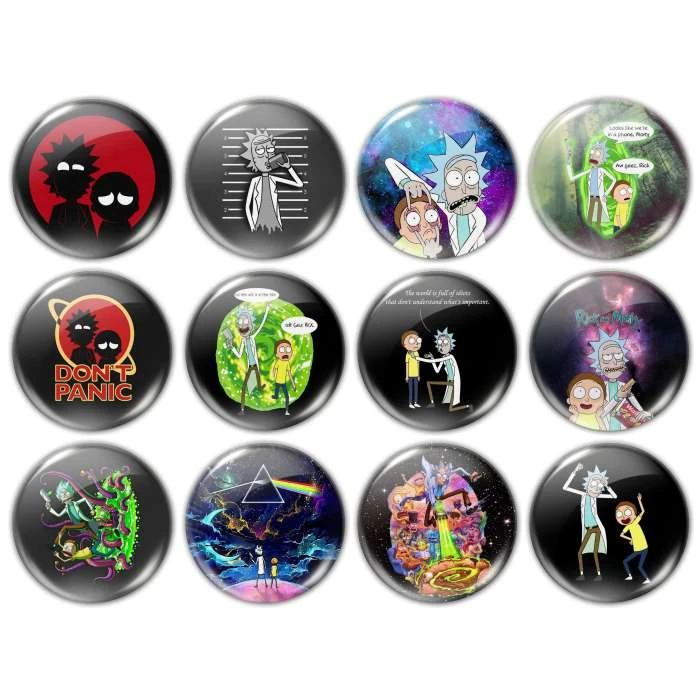 پیکسل طرح ریک و مورتی کد Rick and Morty 2054 مجموعه 12 عددی