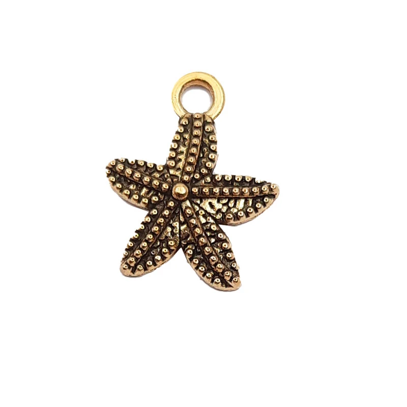 آویز دستبند طرح ستاره دریایی کد AD-PS05 مجموعه 50 عددی