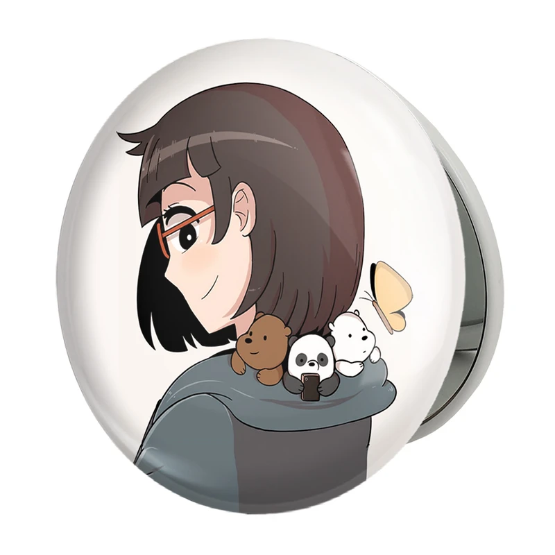 آینه جیبی خندالو طرح انیمیشن سه خرس کله پوک مدل تاشو کد 27660 