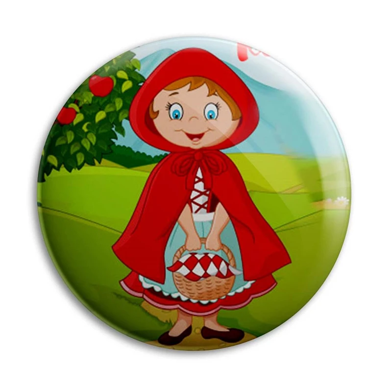 مگنت پرمانه طرح شنل قرمزی کد pmag.20265