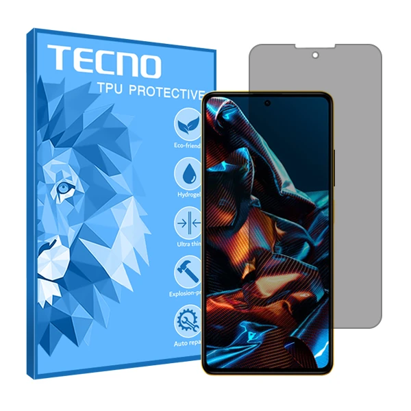 محافظ صفحه نمایش حریم شخصی تکنو مدل HyPRV مناسب برای گوشی موبایل شیائومی Poco X5 Pro