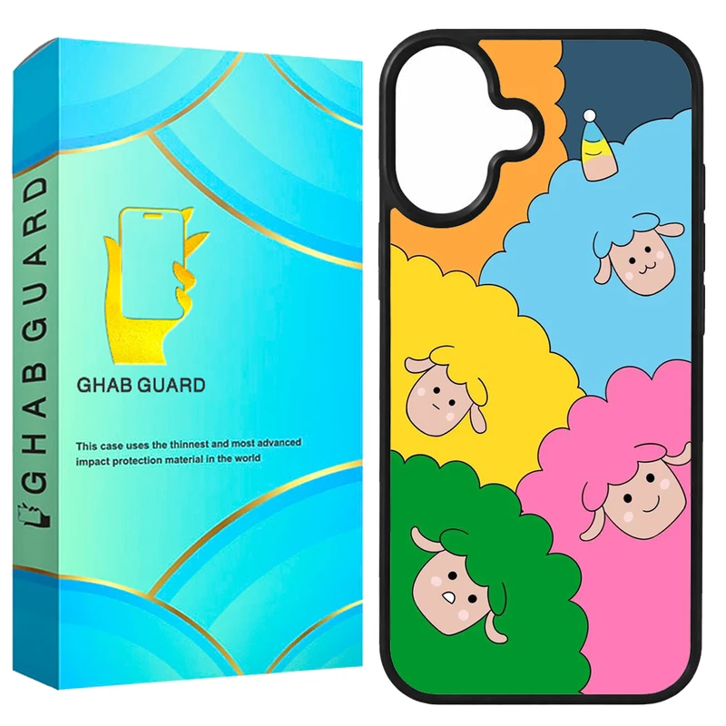کاور قاب گارد طرح ببعی مدل GCHP16 مناسب برای گوشی موبایل اپل iPhone 16 
