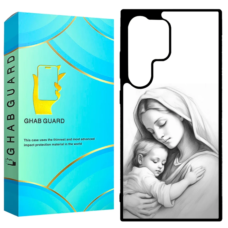 کاور قاب گارد طرح مادر و بچه مدل GCHPD24U مناسب برای گوشی موبایل سامسونگ Galaxy S24 Ultra 5G