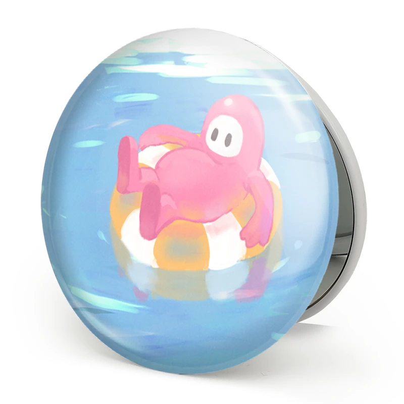 آینه جیبی خندالو طرح بازی فال گایز (Fall Guys) مدل تاشو کد 32828