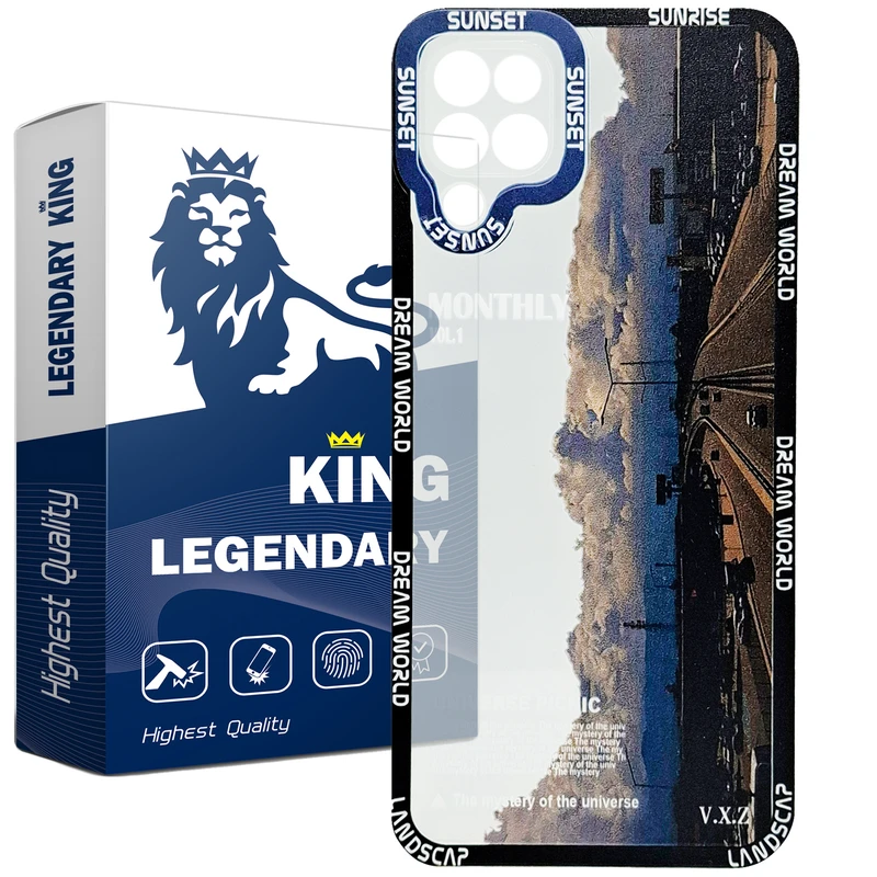 کاور لجندری کینگ مدل نیویورک مناسب برای گوشی موبایل سامسونگ Galaxy A22 4G