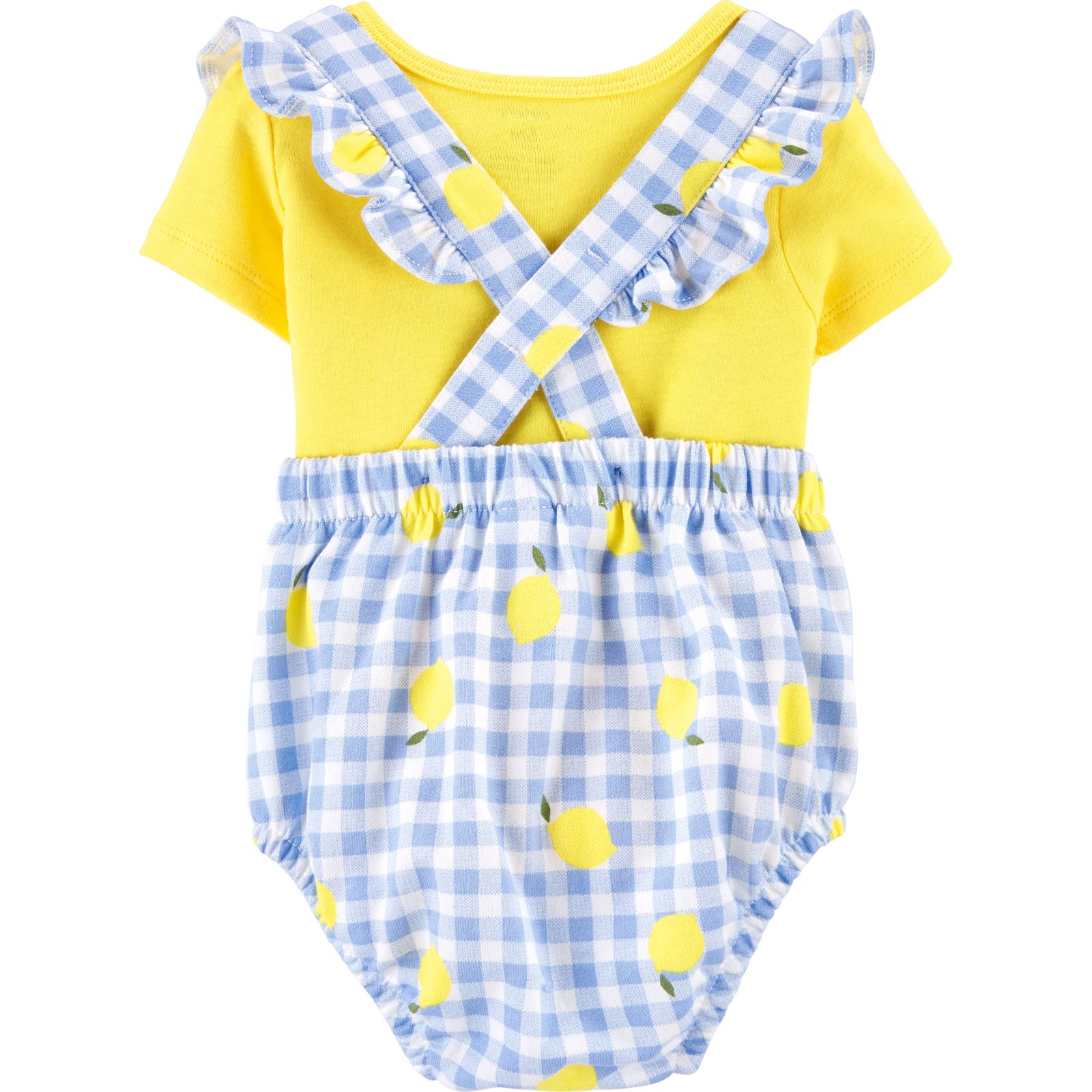 ست تی شرت و سرهمی نوزادی کارترز طرح Lemon کد M606 -  - 3