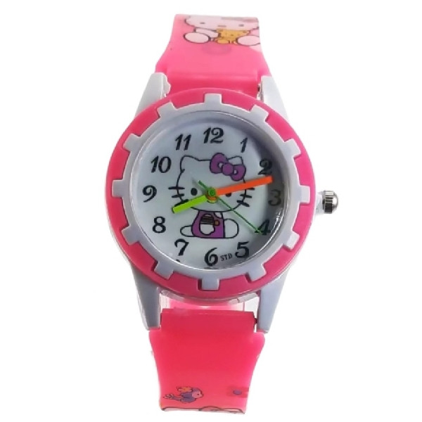 ساعت مچی عقربه ای دخترانه مدل Hello Kitty ساعت مچی عقربه ای دخترانه مدل Hello Kitty