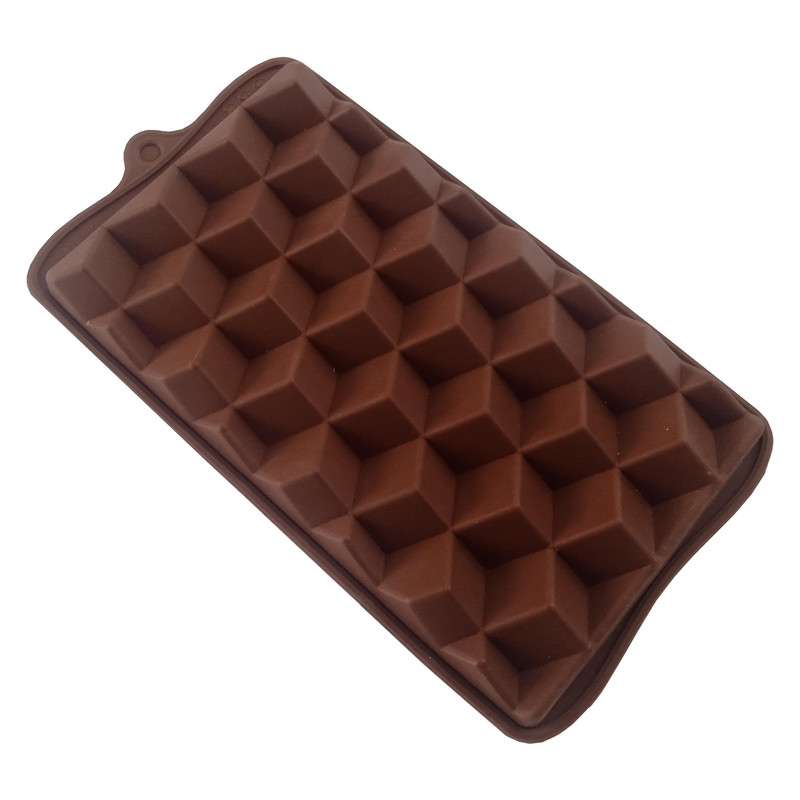 قالب شکلات مدل مكعب مربع كد 2
