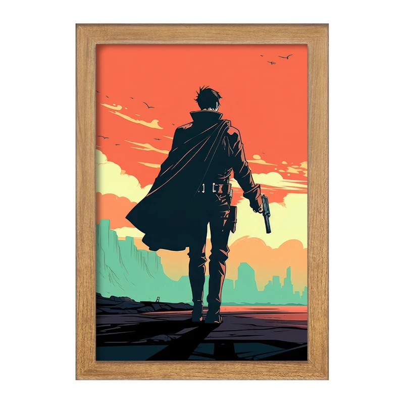 تابلو خندالو مدل کابوی (Cowboy) کد F2672