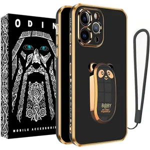 Odin cover model B@BY suitable for Xiaomi Redmi 12 4G mobile phone with pop socket and strap