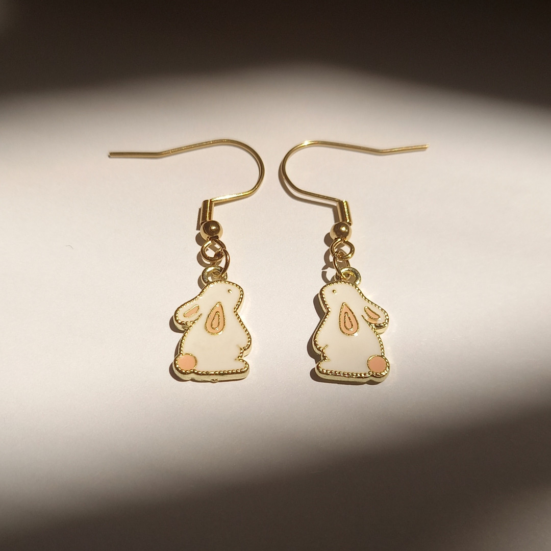 گوشواره دخترانه مدل خرگوش گوشواره دخترانه مدل خرگوش