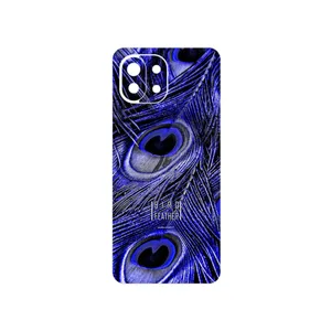MAHOOT Purple Feather Cover Sticker for Xiaomi MI 11 LITE