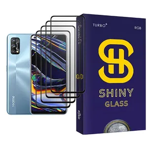 Atouchbo Shiny Glass MIX004 Screen Protector For Realme 7 Pro Pack Of 4