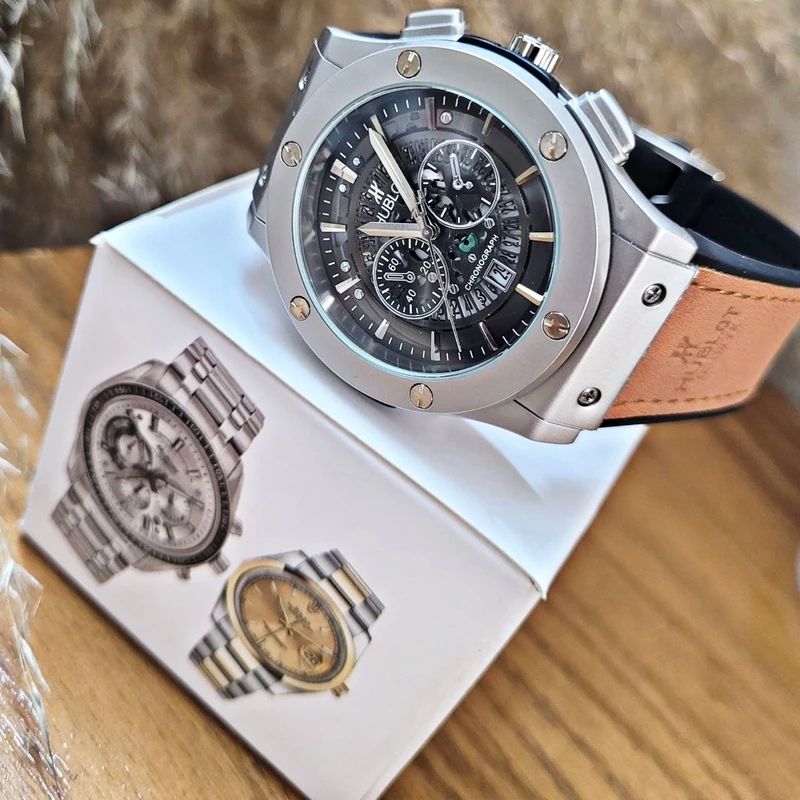 ساعت مچی عقربهای مردانه مدل تک موتوره بیگ بنگ تقویم دار - - 4