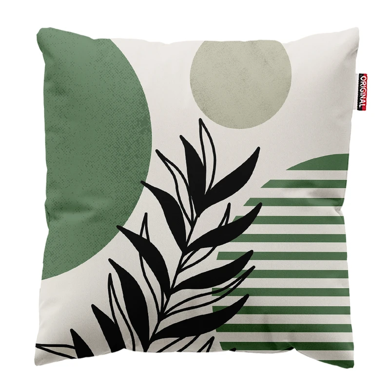 کوسن پاد آفرین مدل بوهو طرح مینیمال کد PK402964 سایز 40*40 سانتی متر