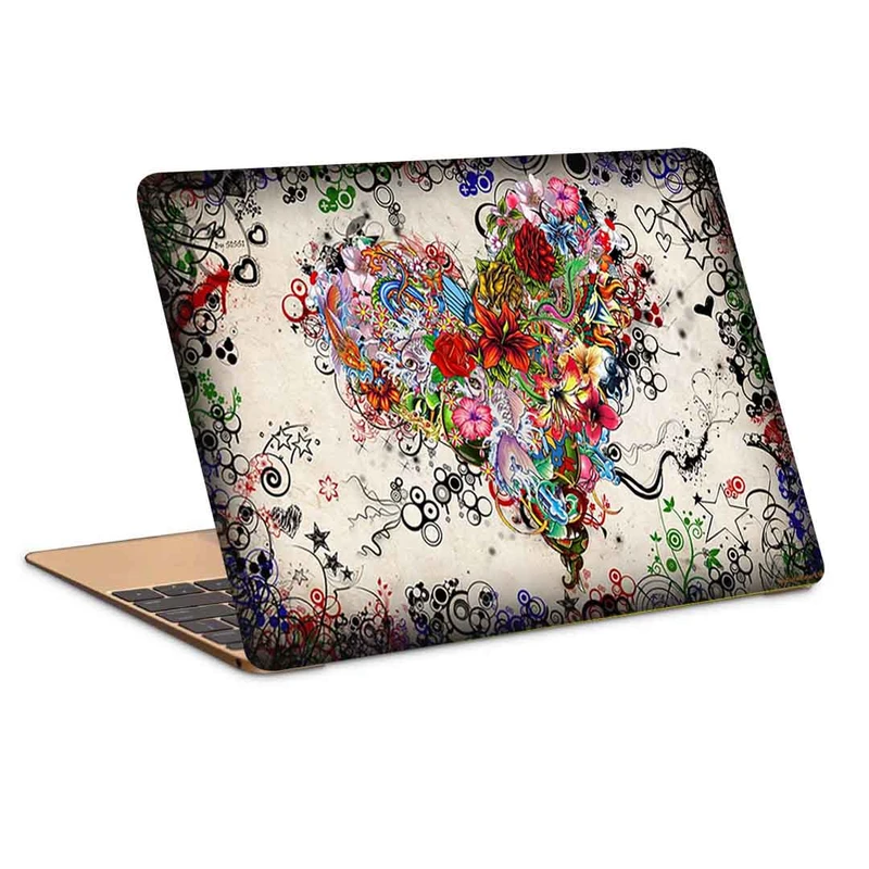استیکر لپ تاپ طرح love 4کد c-518مناسب برای لپ تاپ 15.6 اینچ