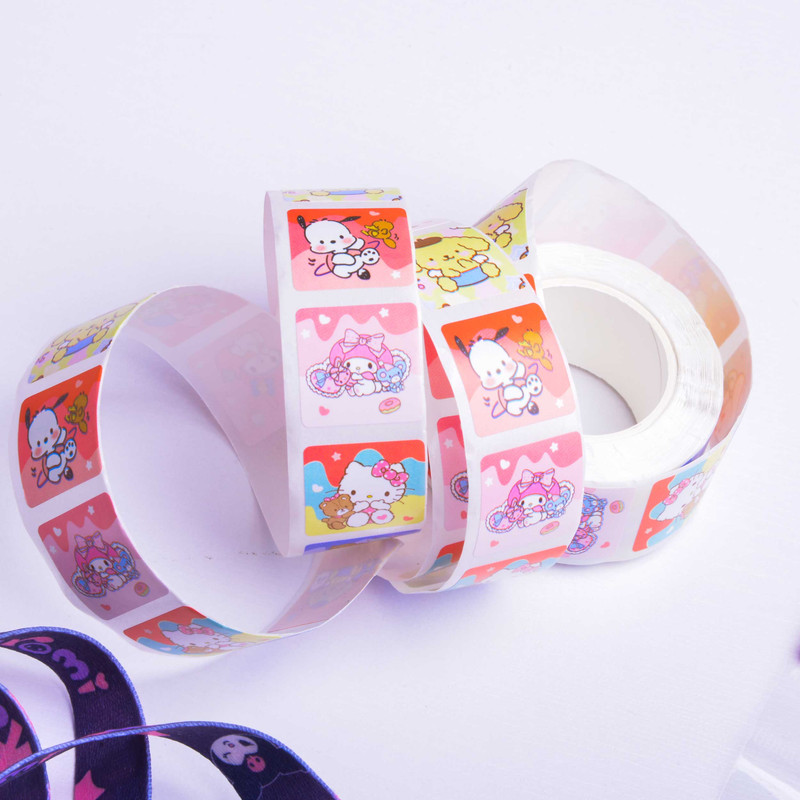 بسته لوازم تحریر مدل کرومی و گروه سانریو مجموعه 49 عددی