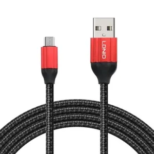کابل تبدیل USB به MicroUSB الدینیو مدل LS-431 طول 1 متر
