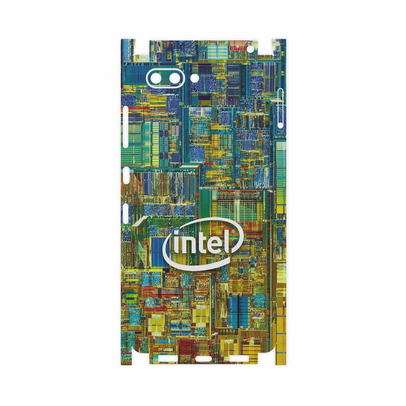 برچسب پوششی ماهوت مدل Intel Brand-FullSkin مناسب برای گوشی موبایل بلک بری Key 2