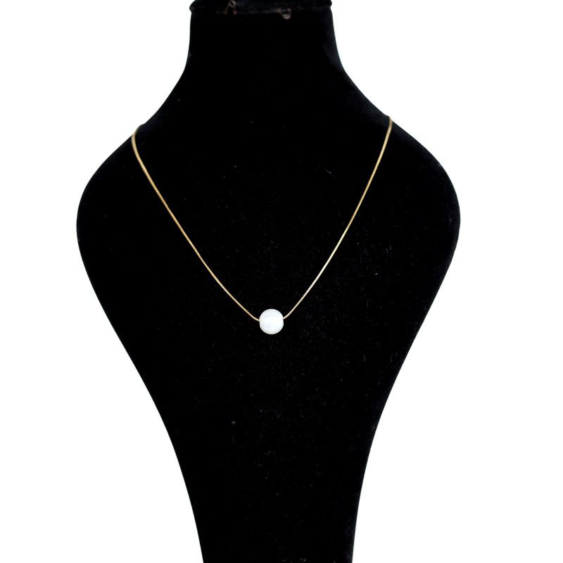 گردنبند زنانه مدل استیل مروارید