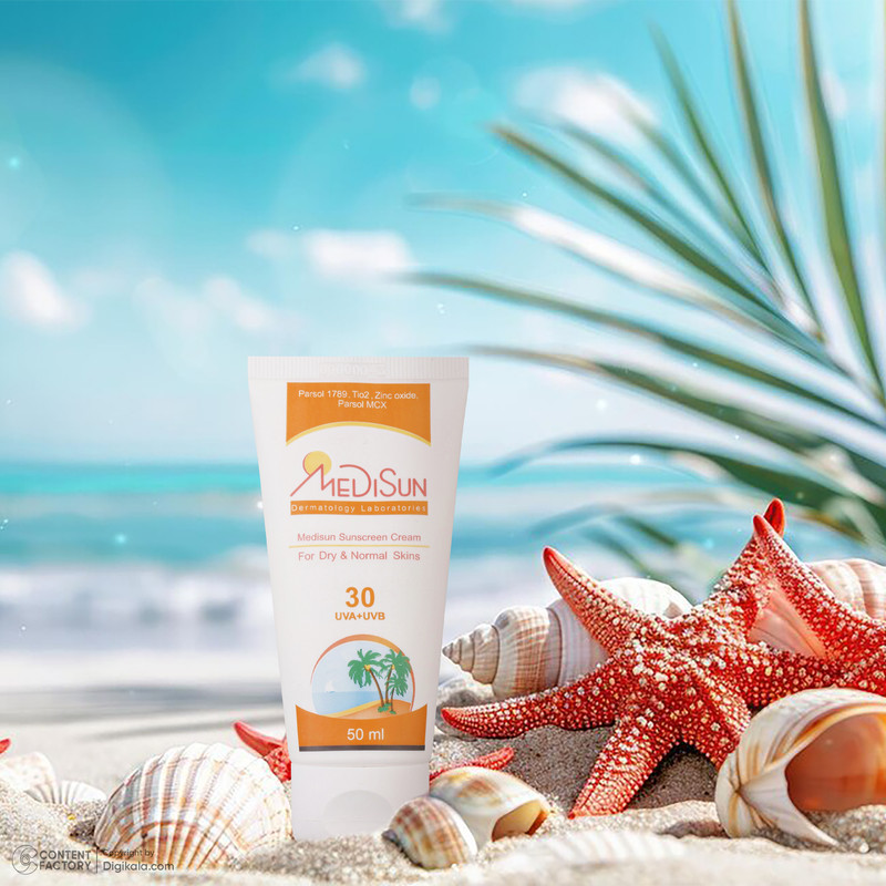 کرم ضدآفتاب مدیسان SPF30، حجم 50 میلی‌لیتر