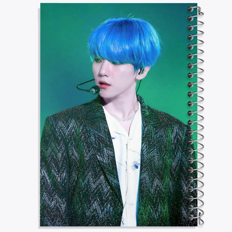 دفتر مشق 50 برگ خندالو مدل بکهیون گروه اکسو EXO کد 13605