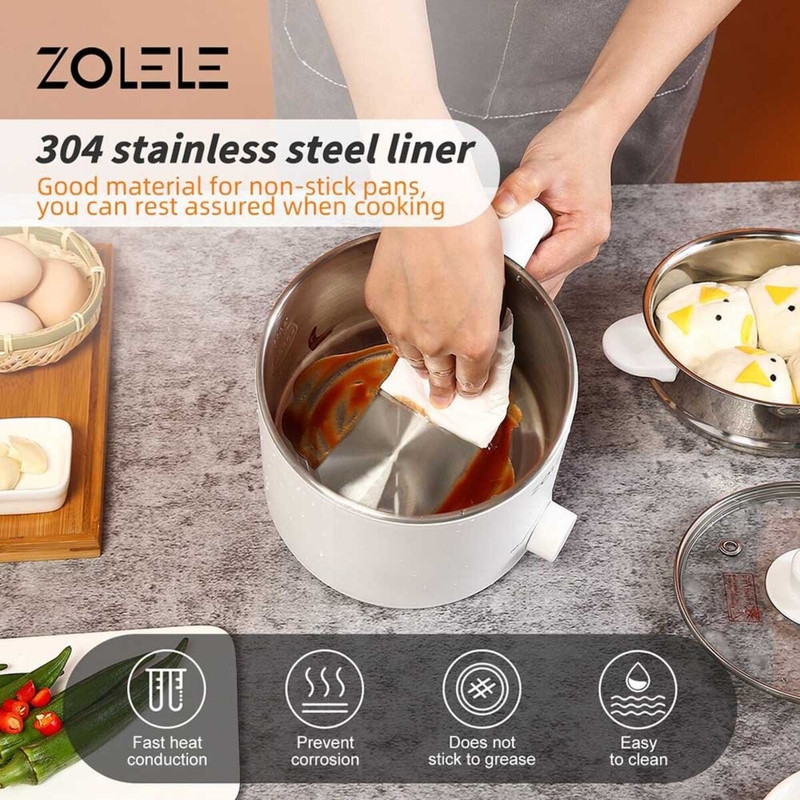 بخارپز زولهله مدل ZC301 بخارپز زولهله مدل ZC301