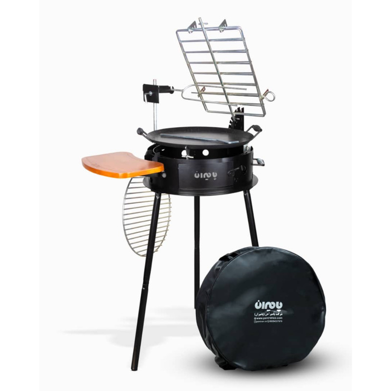 باربیکیو ذغالی مدل پامیران ۸ تکه کد S008