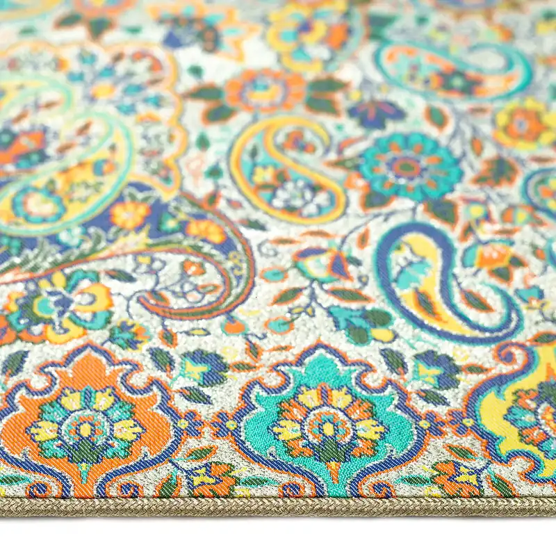 رومیزی ترمه رضایی طرح ماندانا مدل مربع