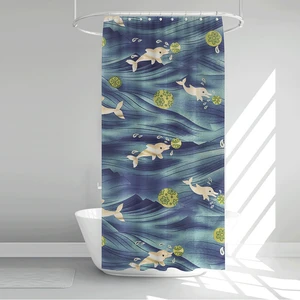 پرده حمام آرمیتا کد W014 سایز 180 × 200 سانتی‌ متر