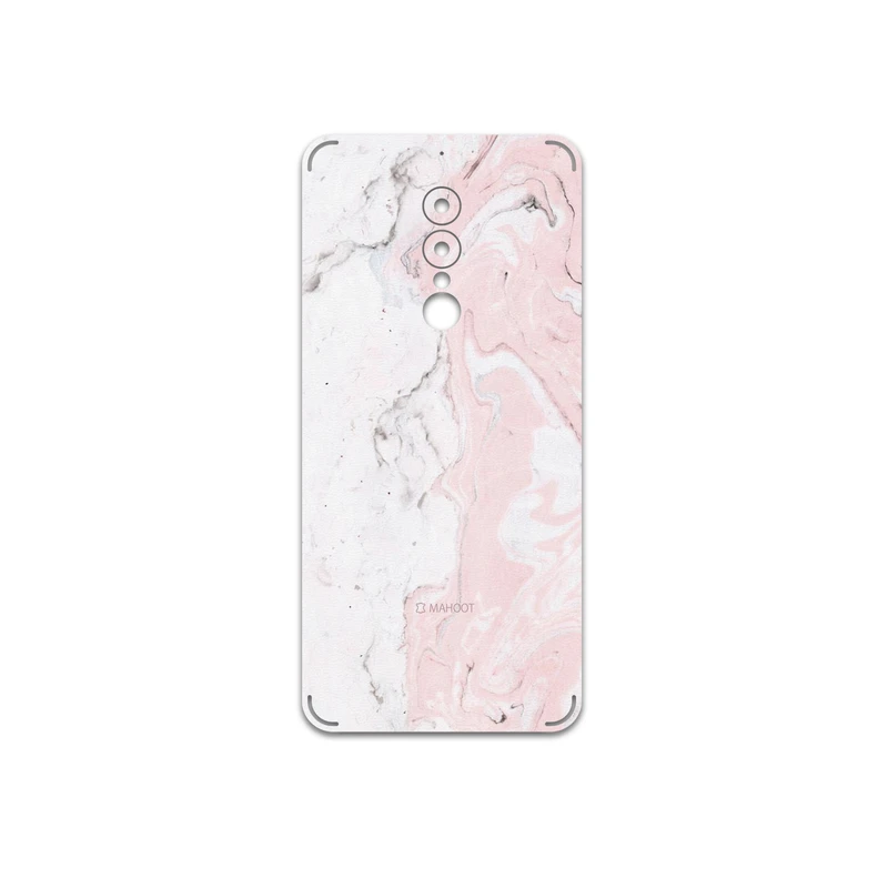 برچسب پوششی ماهوت مدل Blanco-Pink-Marble مناسب برای گوشی موبایل جی ال ایکس Shahin