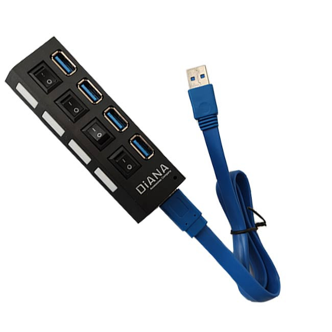 هاب 4 پورت USB3.0 دیانا مدل 017