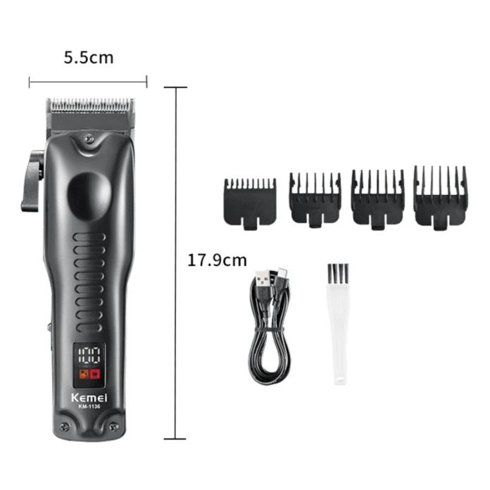 ماشین اصلاح موی سر و صورت شارژی کیمی مدل KM-1136 -  - 3