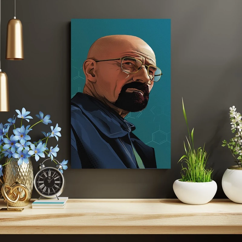 تابلو شاسی مدل walter_white_in_breaking_bad