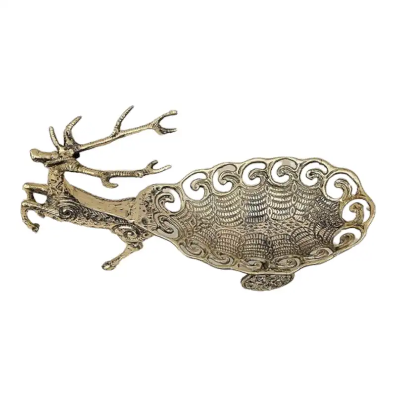 میوه خوری برنجی مدل کالسکه کد H-2076