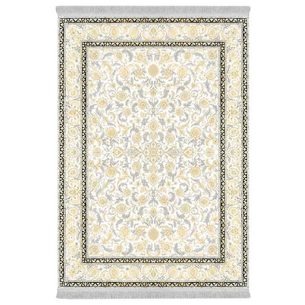 فرش پارچه‌ای دفه مدل فرشینه هازان مخمل طرح فانتزی کد 3311