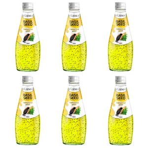 نوشیدنی تخم شربتی با طعم آناناس السیما - 300 میلی لیتر بسته 6 عددی