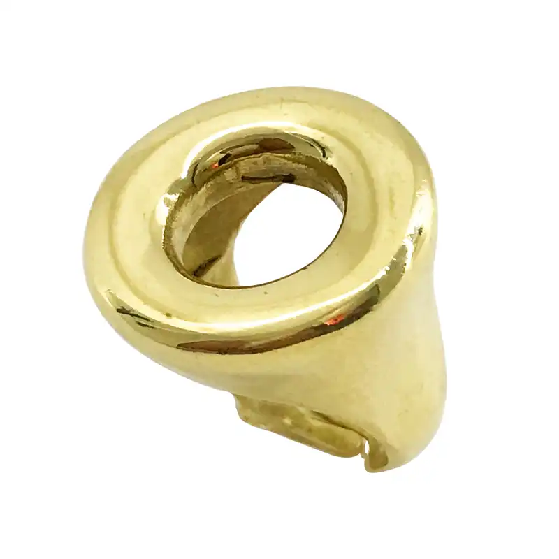 انگشتر گالری عزیزی طرح دایره مدل 15838