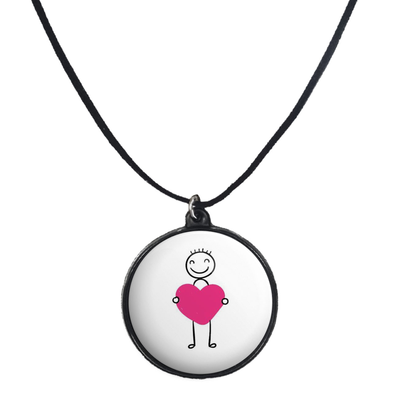 گردنبند پرمانه طرح عاشقانه کد pmb.1153 مدل دو طرفه