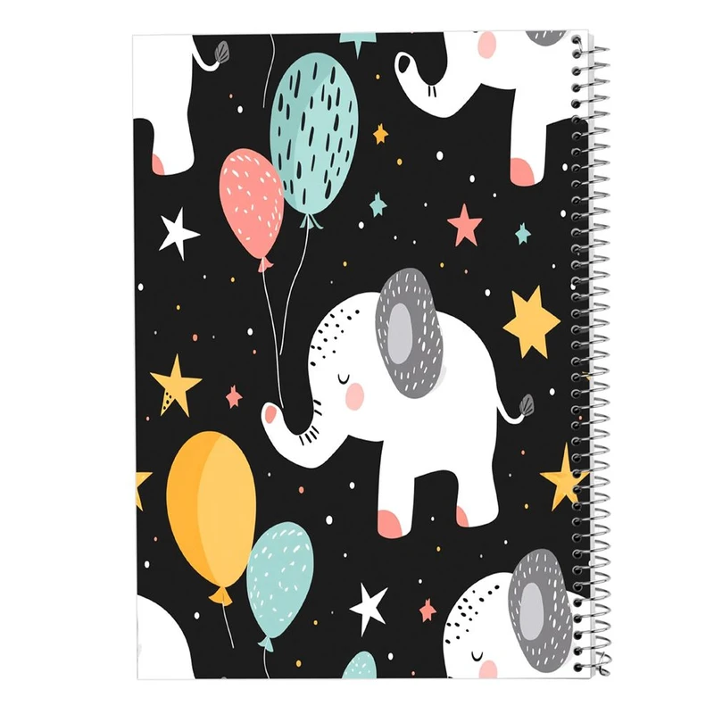 دفتر شطرنجی 50 برگ مدوپد طرح موجودات فانتزی کد DF17116