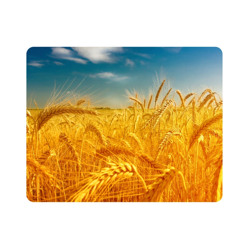 ماوس پد اطلس آبی طرح مزرعه گندم مدل T6890