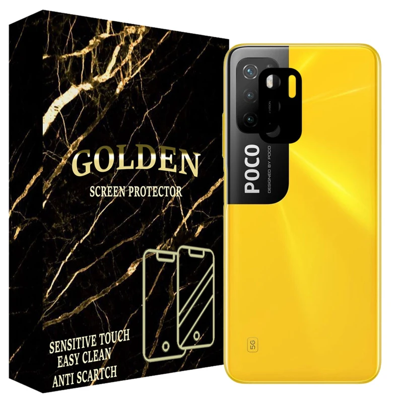 محافظ لنز دوربین گلدن مدل LGL01 مناسب برای گوشی موبایل شیائومی Poco M3 Pro