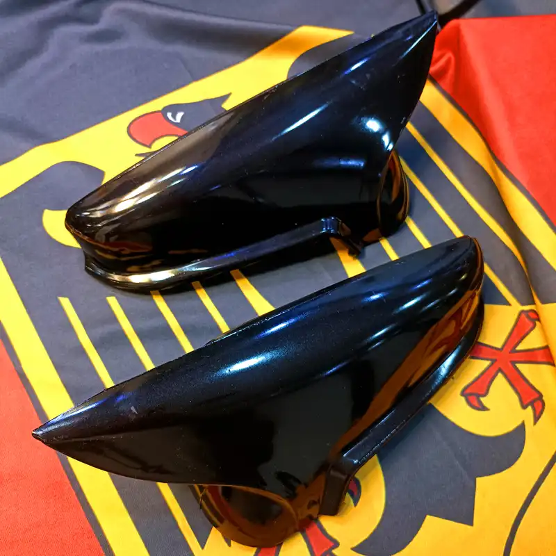 قاب رو آینه خودرو مدل خفاشی کد MESH-KHO مناسب برای پژو پارس بسته 2 عددی