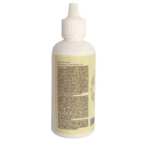 روغن تقویت کننده مو ابرو ریش و سبیل مرهم یاب مدل شی باتر حجم 80 میلی لیتر روغن تقویت کننده مو ابرو ریش و سبیل مرهم یاب مدل شی باتر حجم 80 میلی لیتر