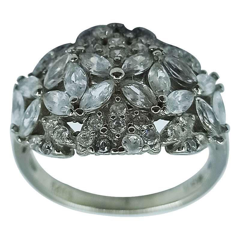 انگشتر نقره زنانه سلین کالا مدل برلیان ce-As219