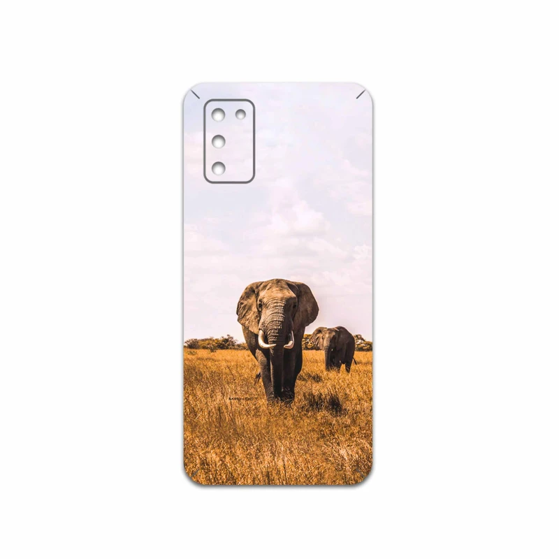 برچسب پوششی ماهوت مدل Elephant مناسب برای گوشی موبایل سامسونگ Galaxy A03S