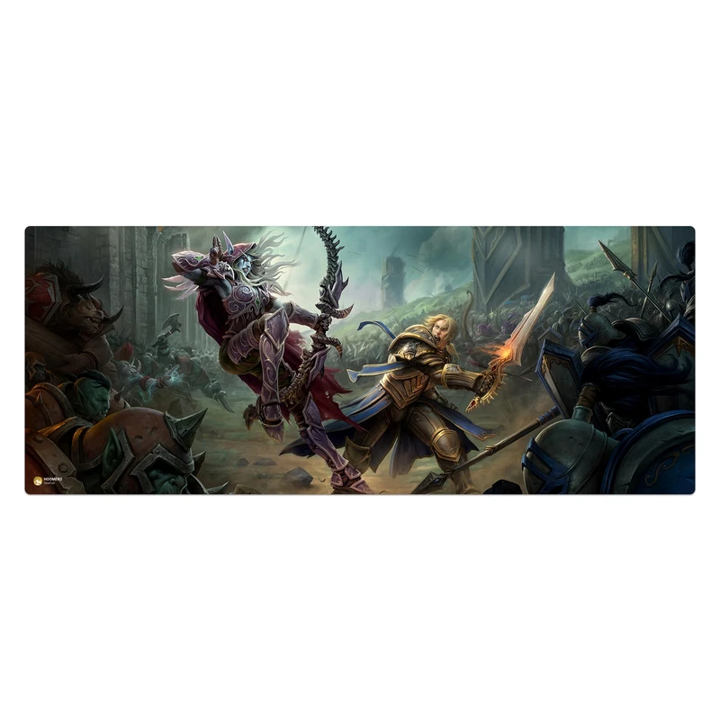 ماوس پد هومرو مدل HX419 طرح بازی World of Warcraft سایز 40x100 سانتی‌متر