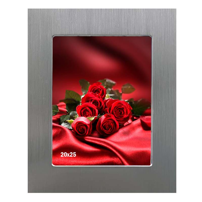 قاب عکس مدل آلومینیوم تخت 20x25
