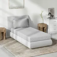 سرویس ملحفه یک نفره 2 تکه آدنو مدل Plain کد FI37